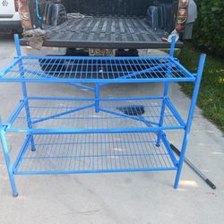 NEW 41INWD BY 38INHT BY COSCO STORAGE STAND HEFTY DUTY MADE 25 FINAL PRICE PAID 149