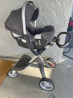 Stokke + Nuna Pipa Car Seat in Black & Beige Melange