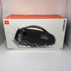 JBL Boombox 3 Black Portable Bluetooth Speaker