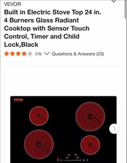 Vevor Induction Cooktop 24”x24”