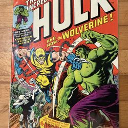 1974 Marvel Comics Incredible Hulk #181  1st Appearance of Wolverine