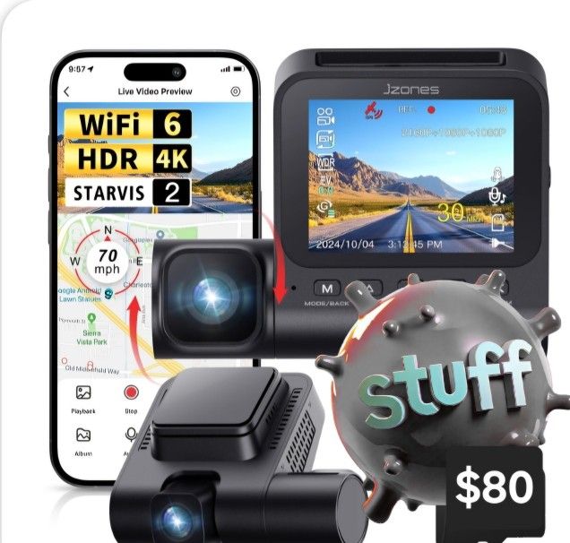 3 Channel 4k Dash Cam