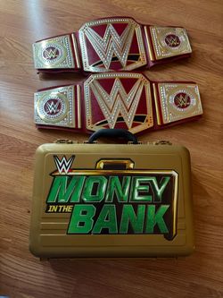 WWE Championship Toy Belts & Money in the Bank Briefcase