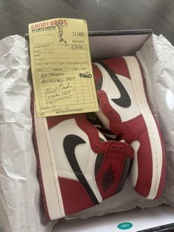 Nike Jordan 1 High Chicago Lost And Found M10 DS100% Authentic