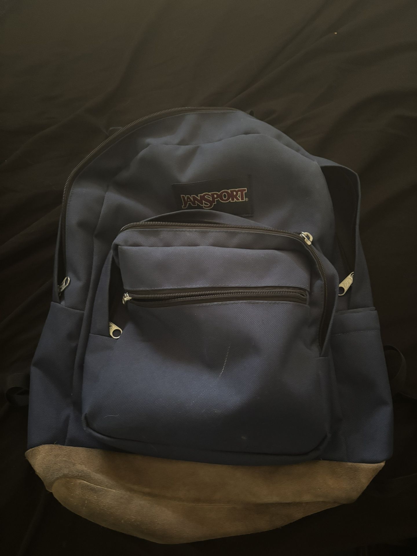 Navy Blue Jansport Backpack