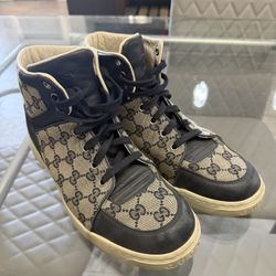 Mens Gucci Hightop Sneakers Size 8.5