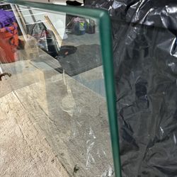 80” X 42 “ Beveled Glass Top For Kitchen Or Dining Room Table 