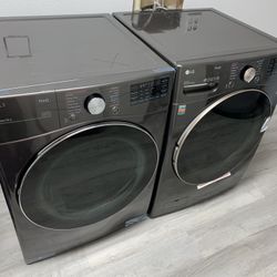 New Lg Washer & dryer Set (small Dent)
