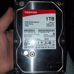 Toshiba P300 1tb High Performance Hard Drive 