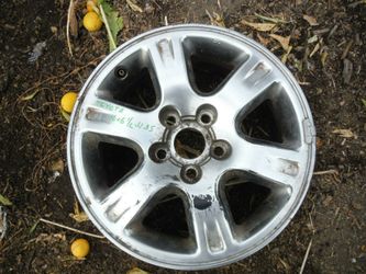 01 02 03 04 05 06 07 2001 2002 2003 2004 2005 2006 2007 TOYOTA HIGHLANDER 16 " IN 16X6.5 6 SPOKE WHEEL RIM ALLOY OEM