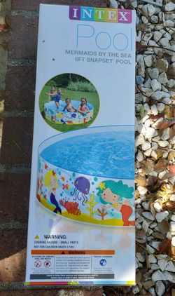 💥brand new intex mermaids by the sea pool