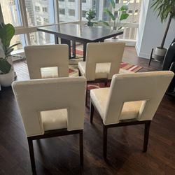 Dining chairs (set of 4)