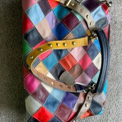 Genuine Leather Small Duffel/overnite Bag