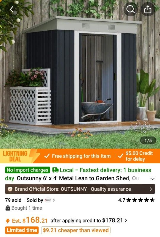 Brand New Shed