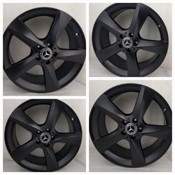 OEM Stock Mercedes ML GLE Black 19" Wheels Rims