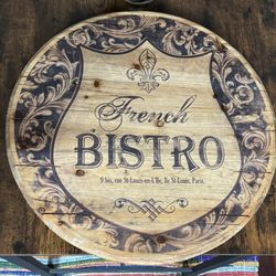 French Bistro Wooden Lazy Susan just $15 xox