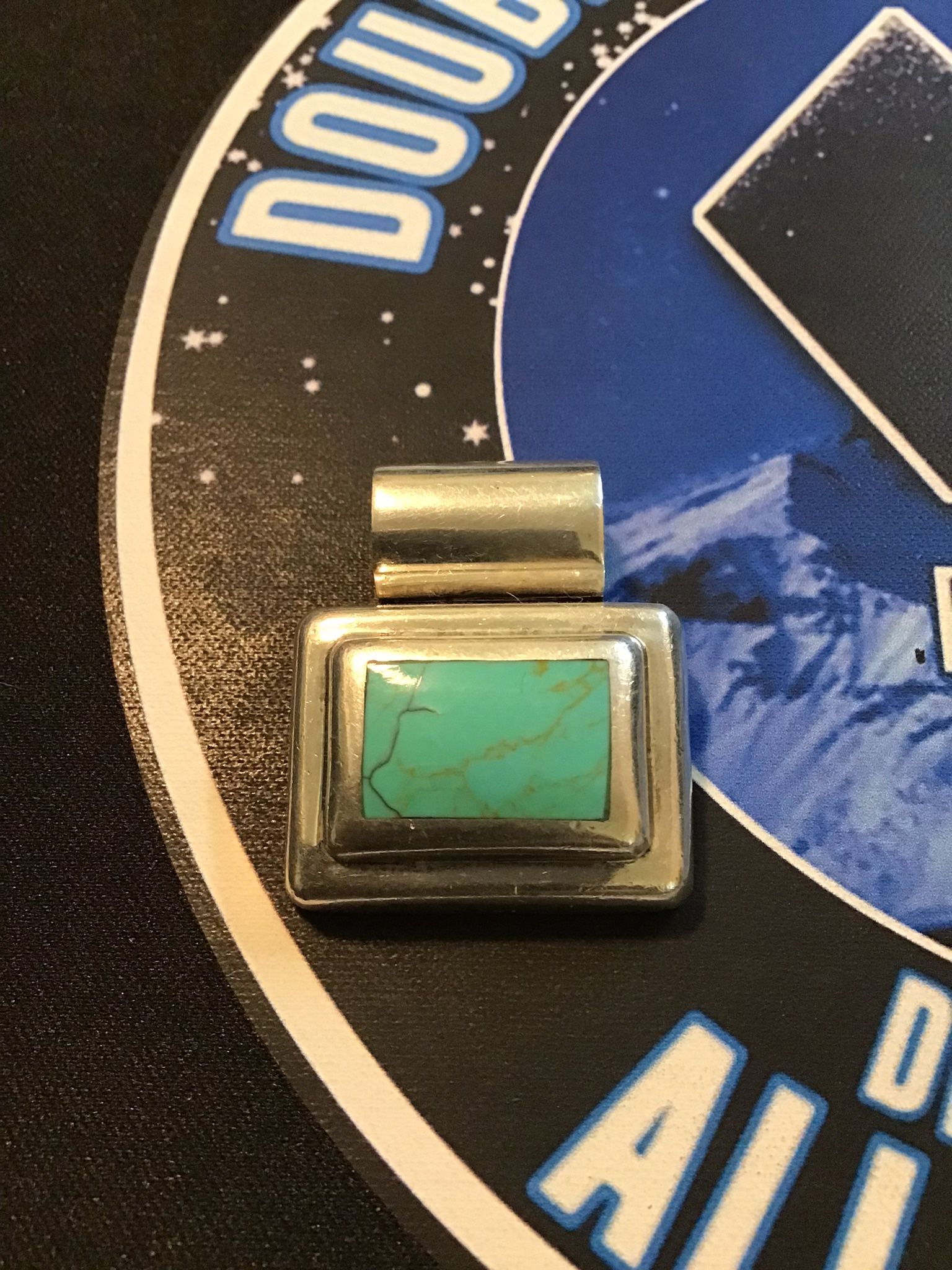 Sterling Silver and Turquoise Pendant
