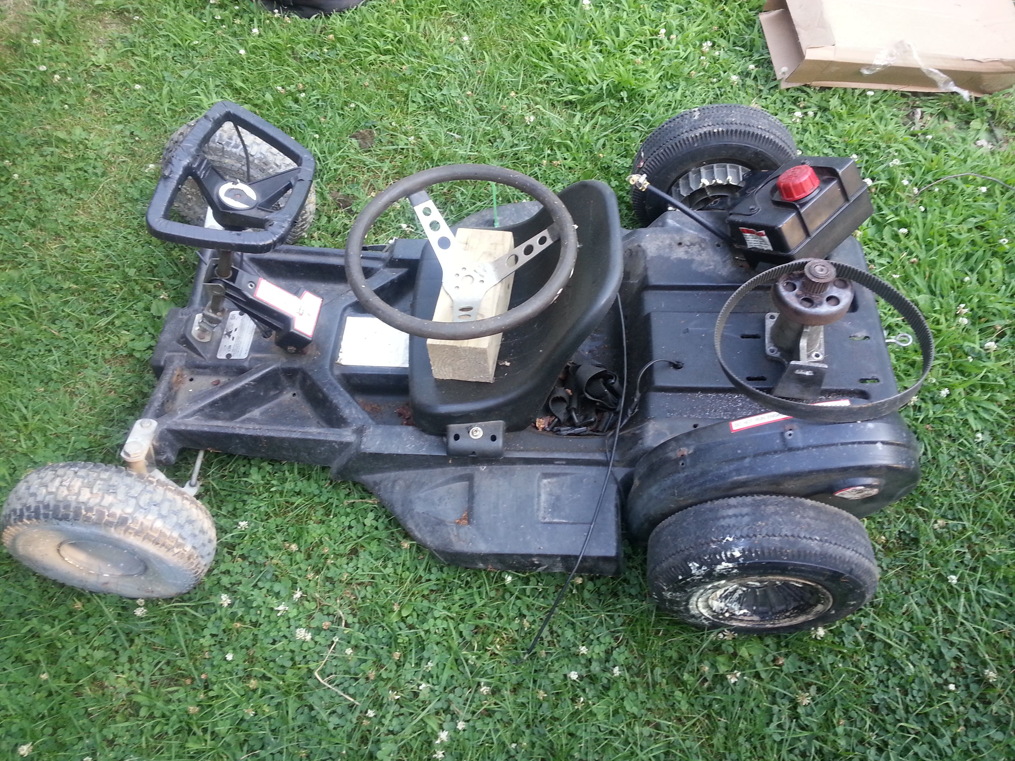 Funder wheels go kart frame