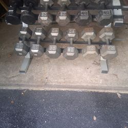 Dumbells And Rack