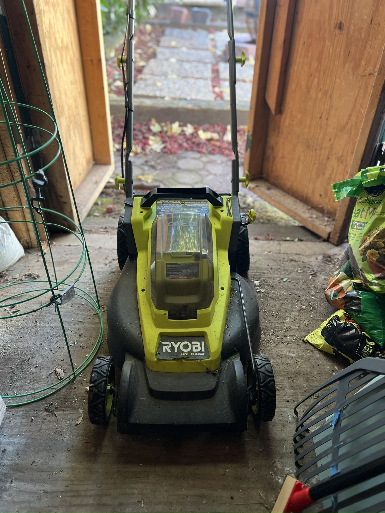 Ryobe Lawnmower,  Trimmer,  And Leaf Blower 