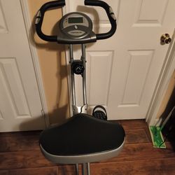 Exerpeutic Folding Exercise Bike, 8 Levels of Resistance Stationary Bike, 