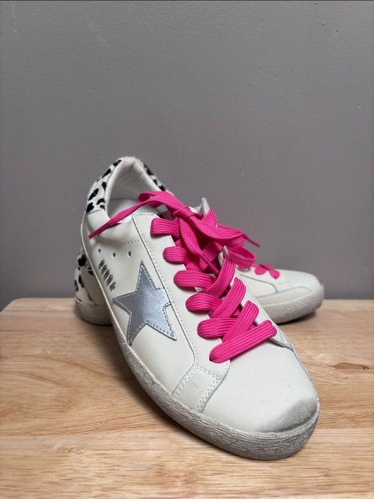 Golden Goose Style Sneakers Dalmatian Heel Star Design Size 41 OBO