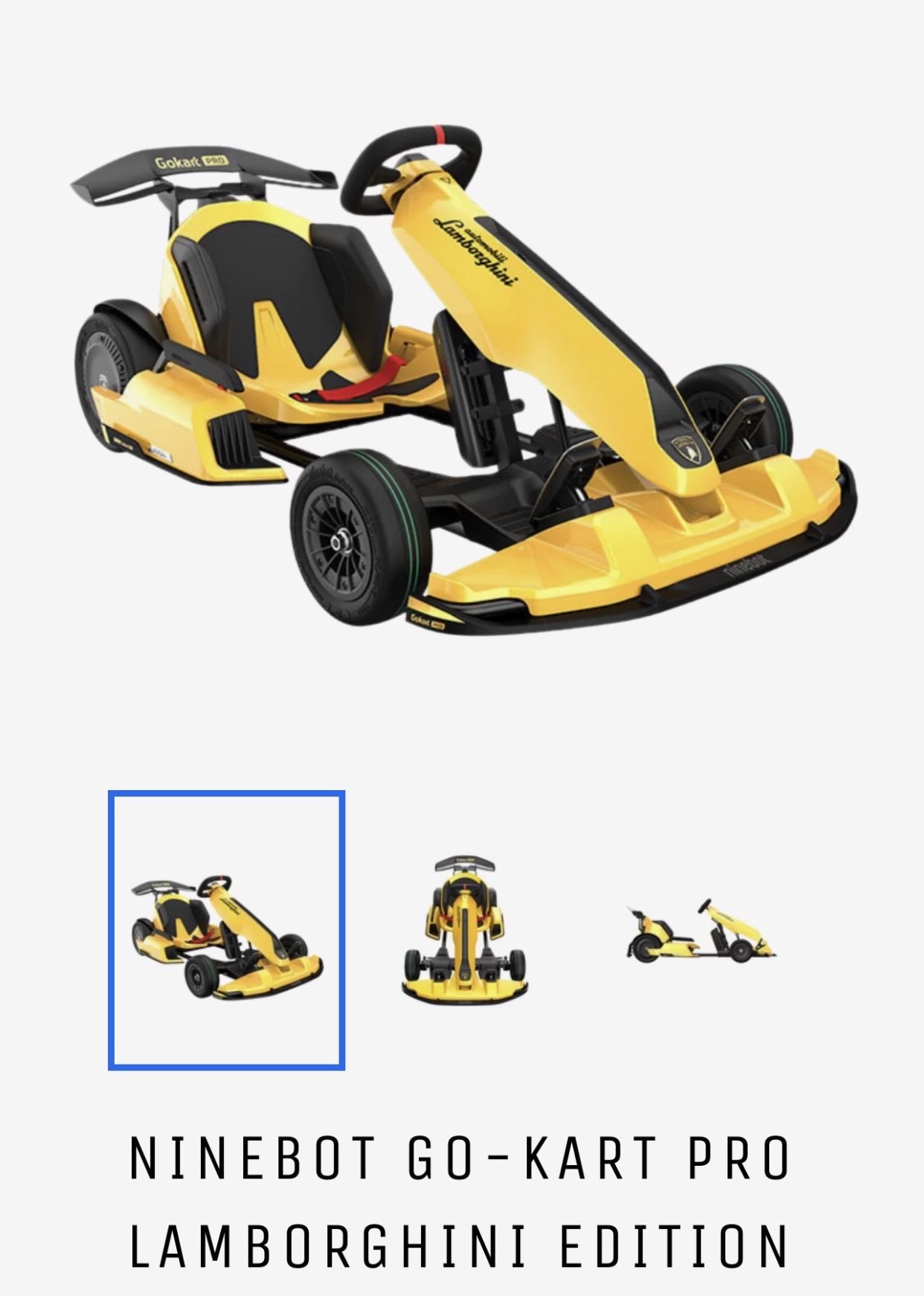 Ninebot Go-Kart Pro Lamborghini Edition