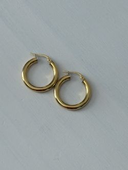 Small Gold Earrings 