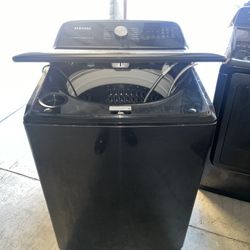 Black Samsung Washer And Dryer 