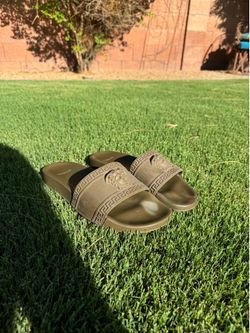 medusa head pool slides Versace medusa head pool slides