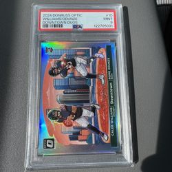 CALEB WILLAMS ROME ODUNZE DUAL DOWNTOWN PSA 9 CERTIFIED CASE HIT 🔥🔥🔥
