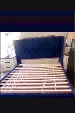 color Blue king size