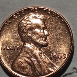 1963 D Lincoln Penny.