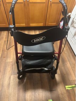 VOCIC Rollator Walker with Seat & Brakes – Excellent Condition – $50