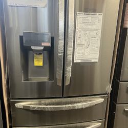 LG 28 Cu Ft 4-Door French Door Refrigerator W/Smart Diagnosis, Craft Ice And ENERGY STAR In PrinProof Stainless Steel