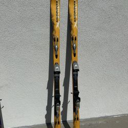 Set Of 2 Skis For 120 Yellow 187 Blue 183