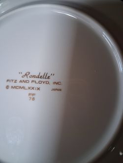Fitz and Floyd Rondelle Porcelain Dish