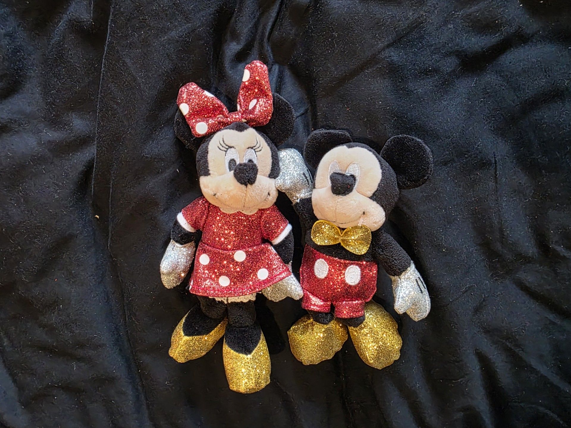 Ty Mickey mouse and Minnie mouse