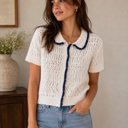 Mauve Cardigan ( Medium)