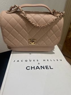 Beige Chanel purse