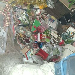 Huge Christmas Lot Boxes Ribbon And Stjckers Xrafts 