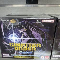 Digimon Sinister Order Booster Box Set Brand New