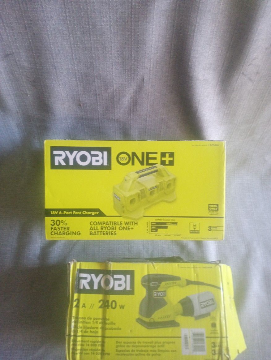 18v 6 Part Fast CHARGER RYOBI ONE+