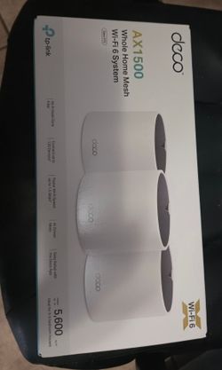 Ax1500 TP-Link home mesh wifi 6
