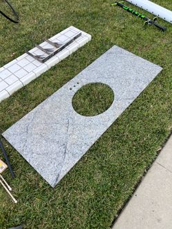Beautiful 60” x 24” granite countertop