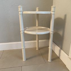 Vintage Spindle Faux Bamboo Side Table