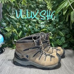 Keen Boots Mens Sz 11 Brown Leather Gypsum Mid Dry Water Resistant 1002246