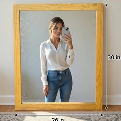 26x30 Framed Mirror – Looking This Good Should Cost More ($20 Firm)