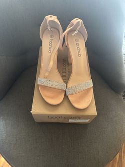 Boohoo Sandals with Rhinestone Strap