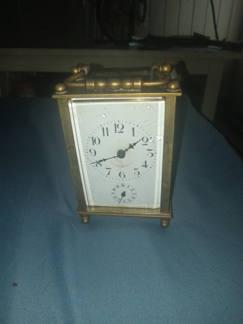 Antique French Alarm Clock